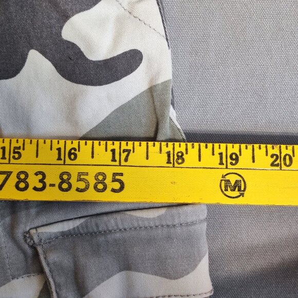 Aeropostale Aero high-rise relaxed jogger cargo pants women's M grey camouflage - Picture 11 of 15